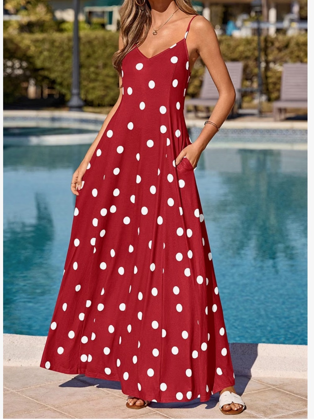 Kirundo Polka Dot Maxi Dress